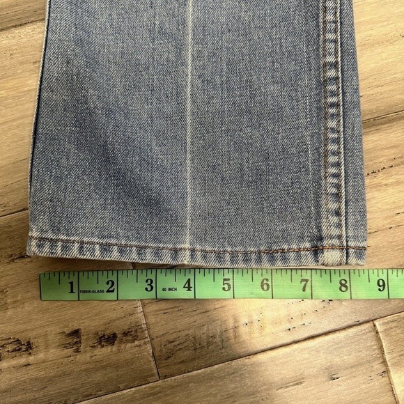 Men's Vintage Levi's Orange Tab Size 30x30 Bootleg Creased Front - Picture 11 of 11